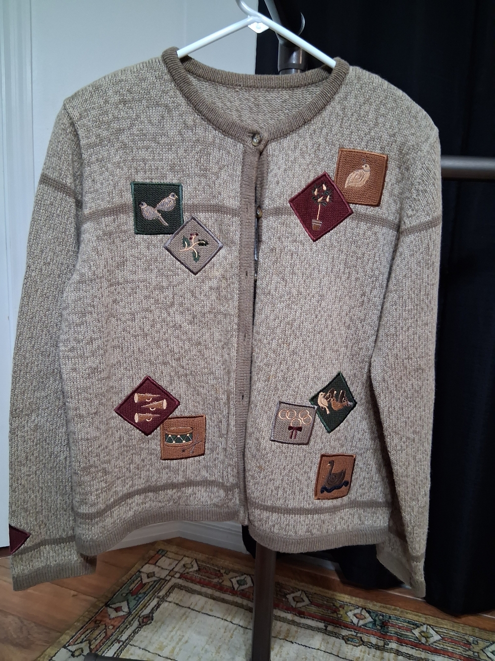 Christopher & Banks Crewneck Sweater - Taupe